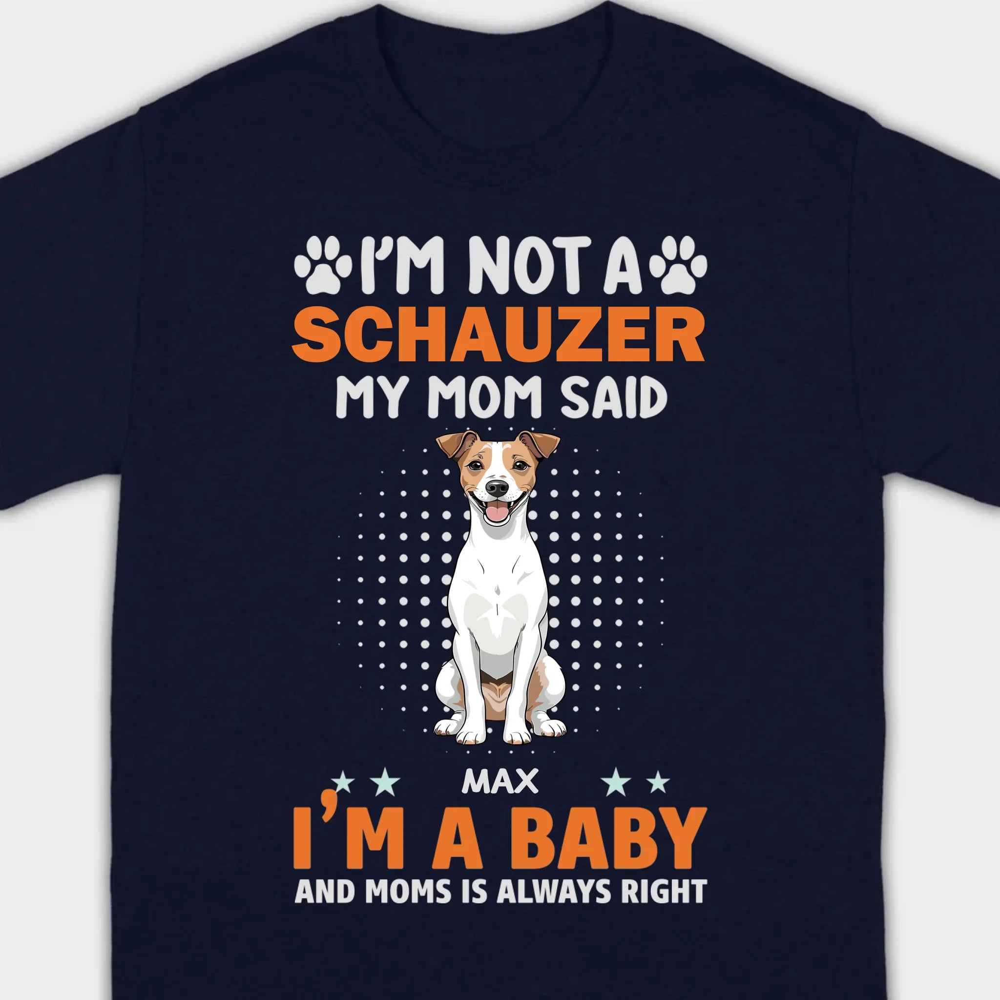 Custom Jack Russell Terrier Basic Tee With 