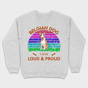 Custom Bull Terrier Basic Tee - Loud & Proud Personalized Dog Lovers Gift - 89Prints