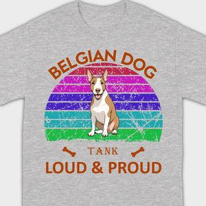 Custom Bull Terrier Basic Tee - Loud & Proud Personalized Dog Lovers Gift - 89Prints