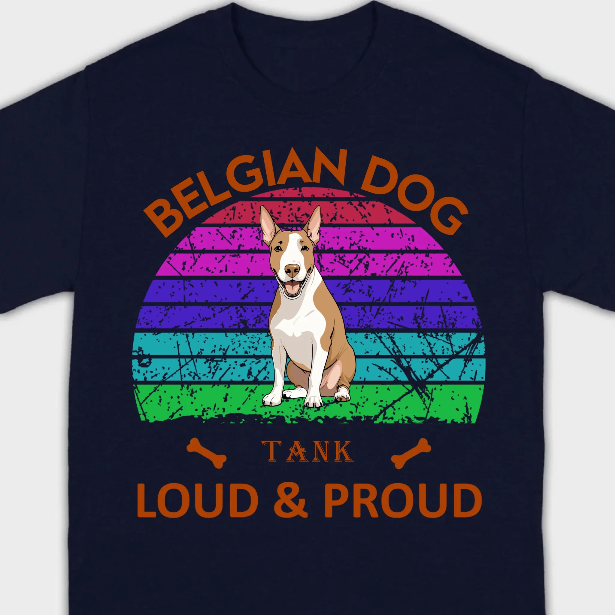 Custom Bull Terrier Basic Tee - Loud & Proud Personalized Dog Lovers Gift - 89Prints