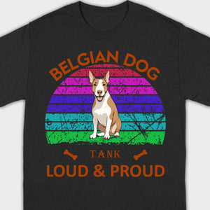 Custom Bull Terrier Basic Tee - Loud & Proud Personalized Dog Lovers Gift - 89Prints