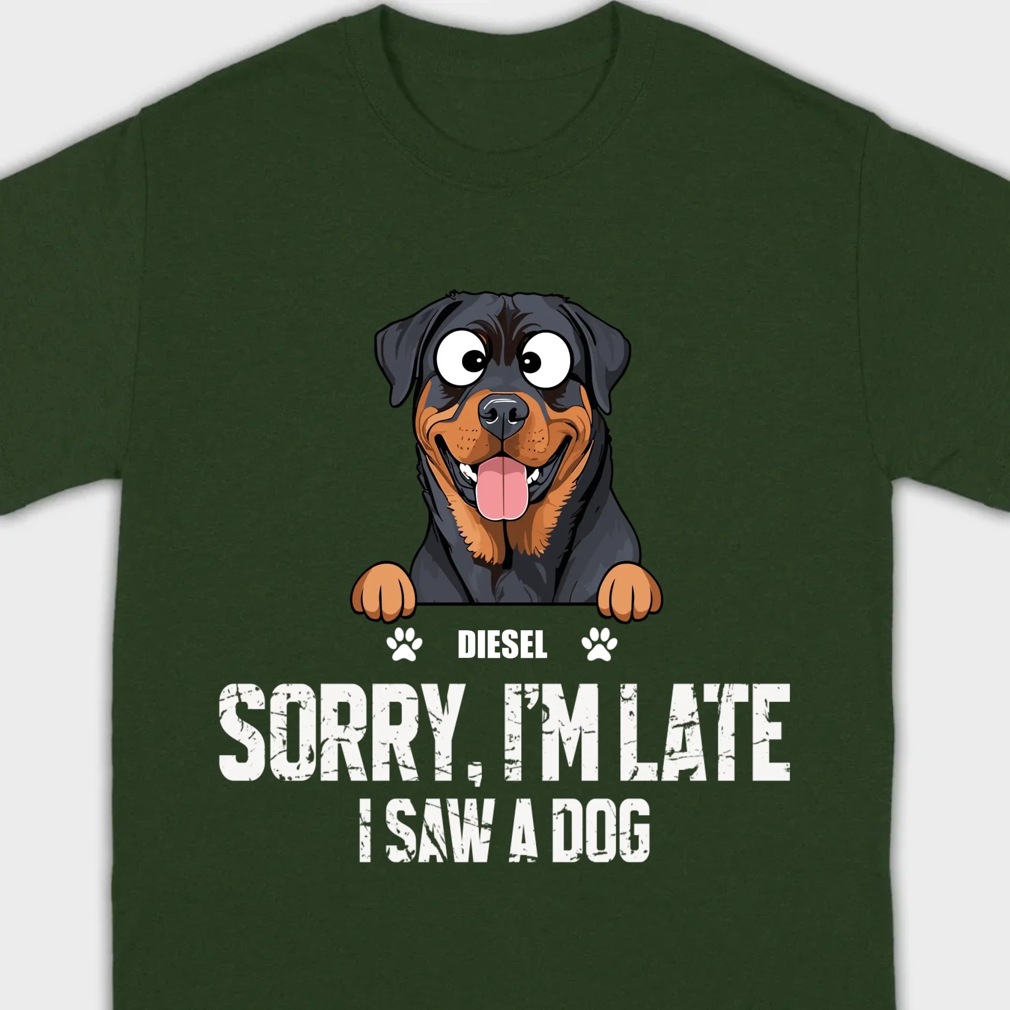 Rottweiler Basic Tee - Personalized 