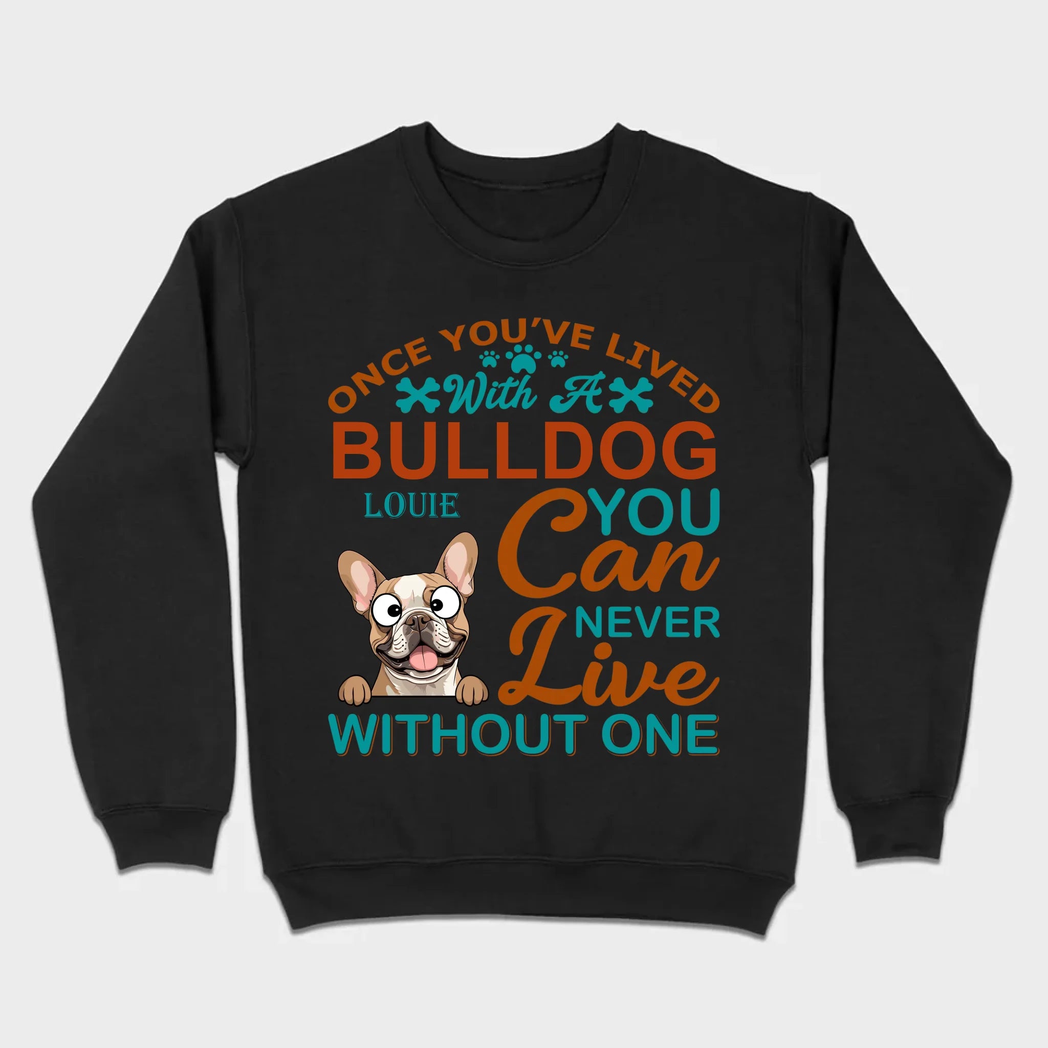 Custom French Bulldog T-Shirts - Once You’ve Lived With A Bulldog Personalized Basic Tee - 89Prints