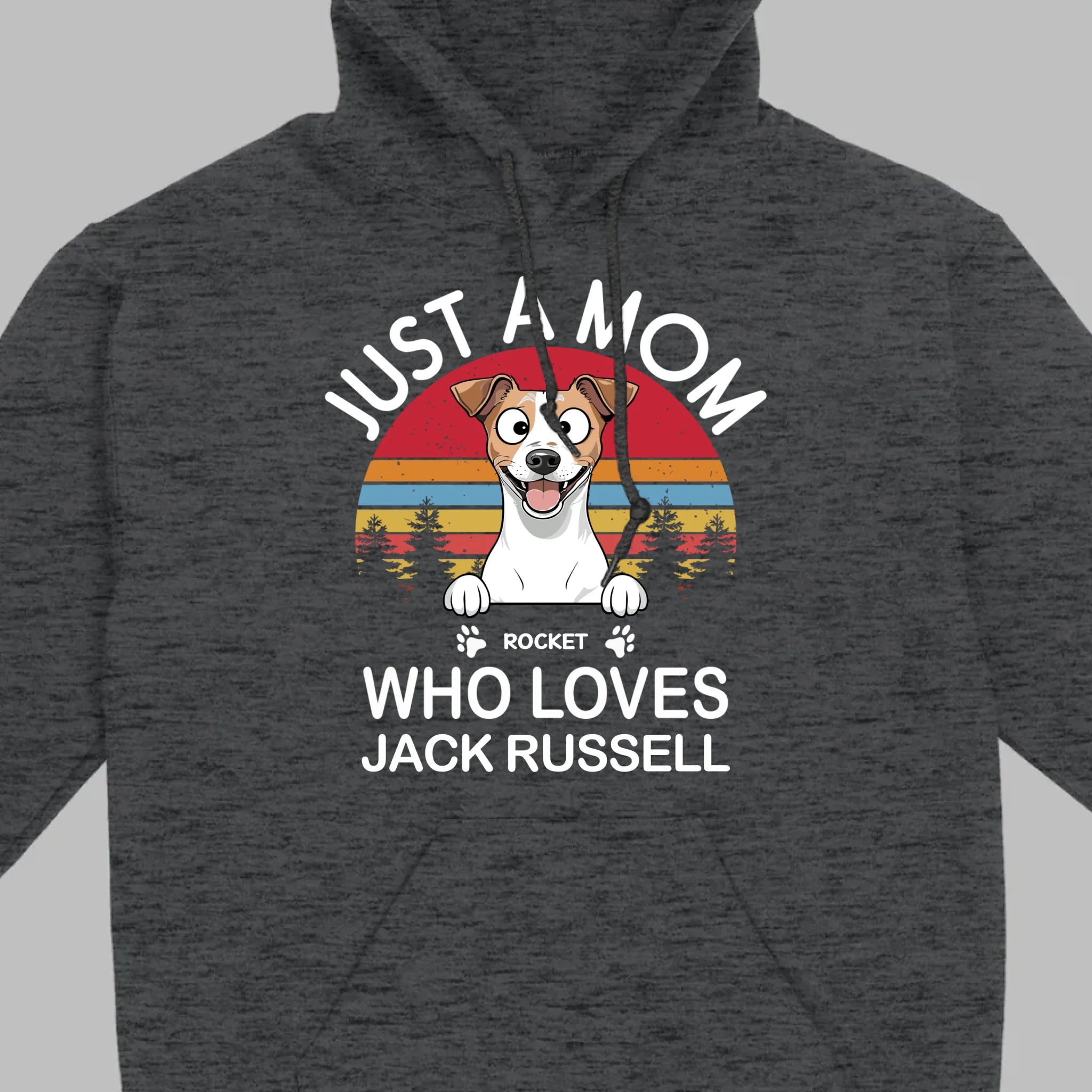 Personalized Jack Russell Terrier Shirt - Just A Mom Who Loves Jack Russell Basic Tee - 89Prints