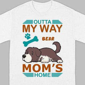 Custom Newfoundland T-Shirts - Outta My Way Mom’s Home Personalized Dog Basic Tee - 89Prints