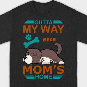 Custom Newfoundland T-Shirts - Outta My Way Mom’s Home Personalized Dog Basic Tee - 89Prints