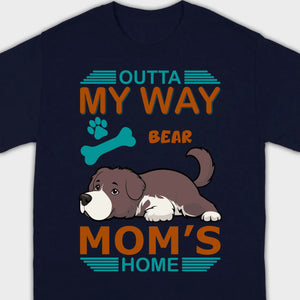 Custom Newfoundland T-Shirts - Outta My Way Mom’s Home Personalized Dog Basic Tee - 89Prints