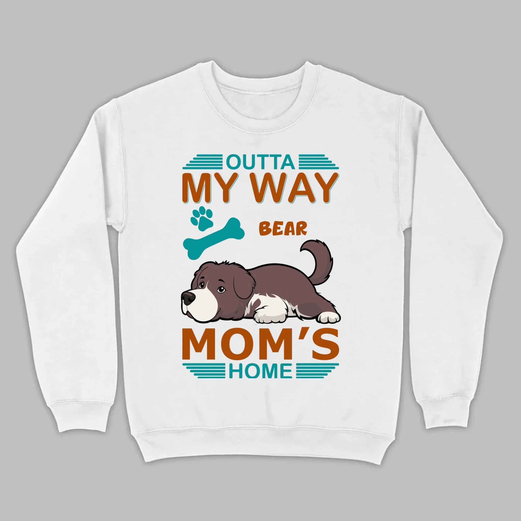 Custom Newfoundland T-Shirts - Outta My Way Mom’s Home Personalized Dog Basic Tee - 89Prints