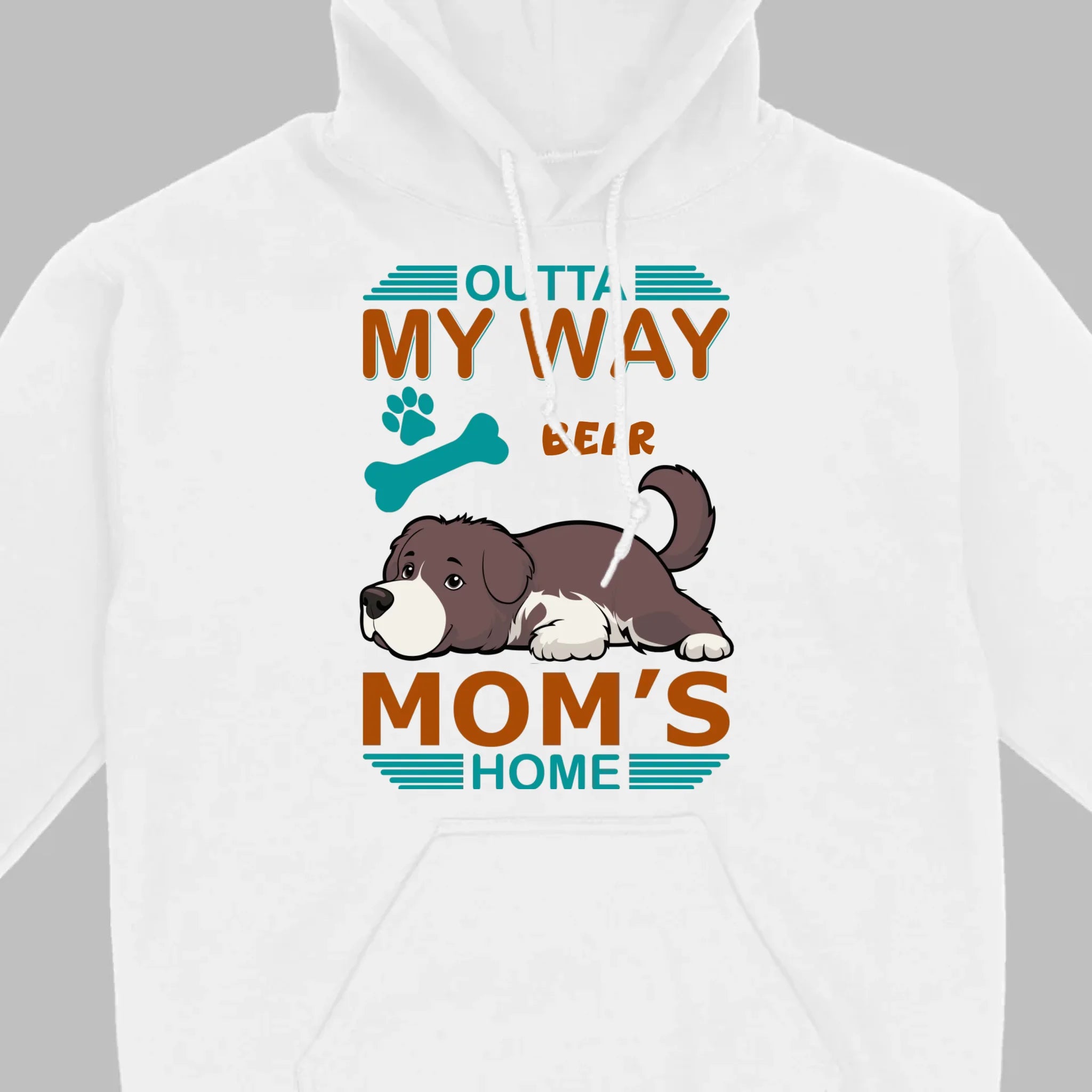 Custom Newfoundland T-Shirts - Outta My Way Mom’s Home Personalized Dog Basic Tee - 89Prints