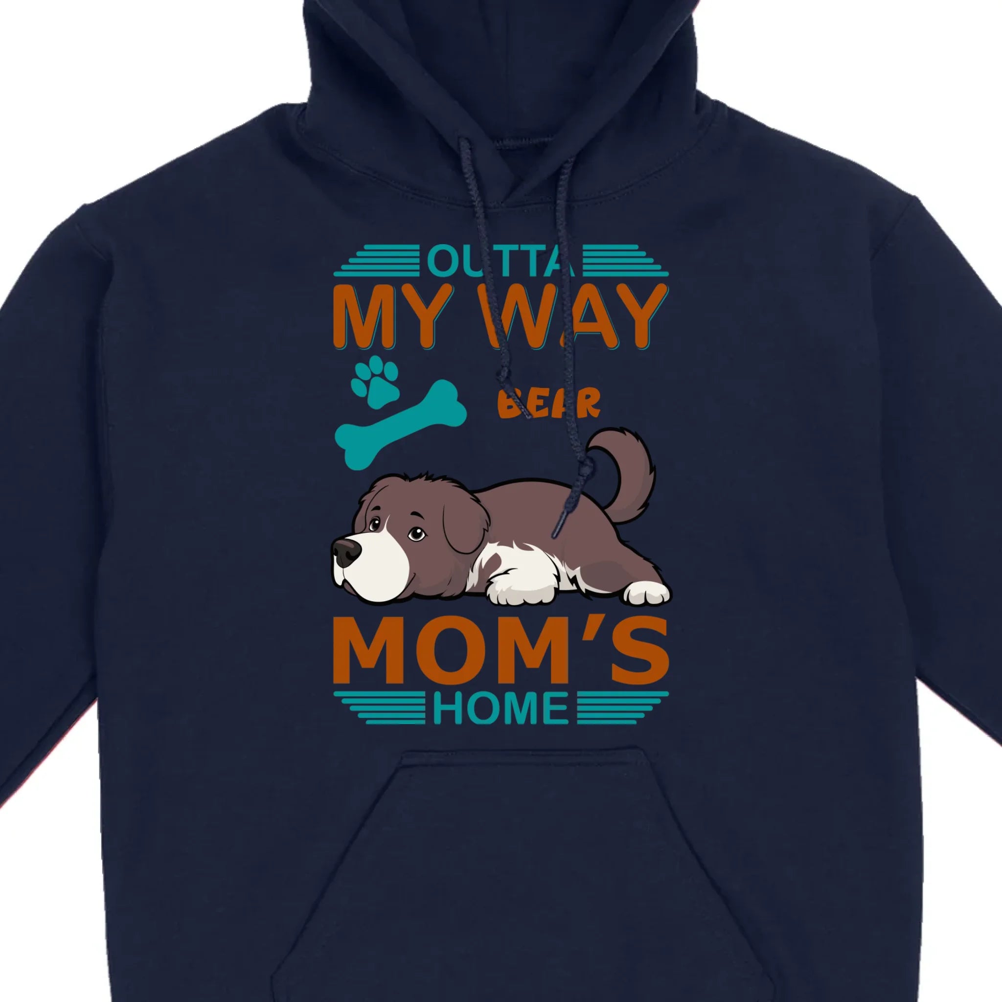 Custom Newfoundland T-Shirts - Outta My Way Mom’s Home Personalized Dog Basic Tee - 89Prints