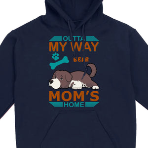 Custom Newfoundland T-Shirts - Outta My Way Mom’s Home Personalized Dog Basic Tee - 89Prints