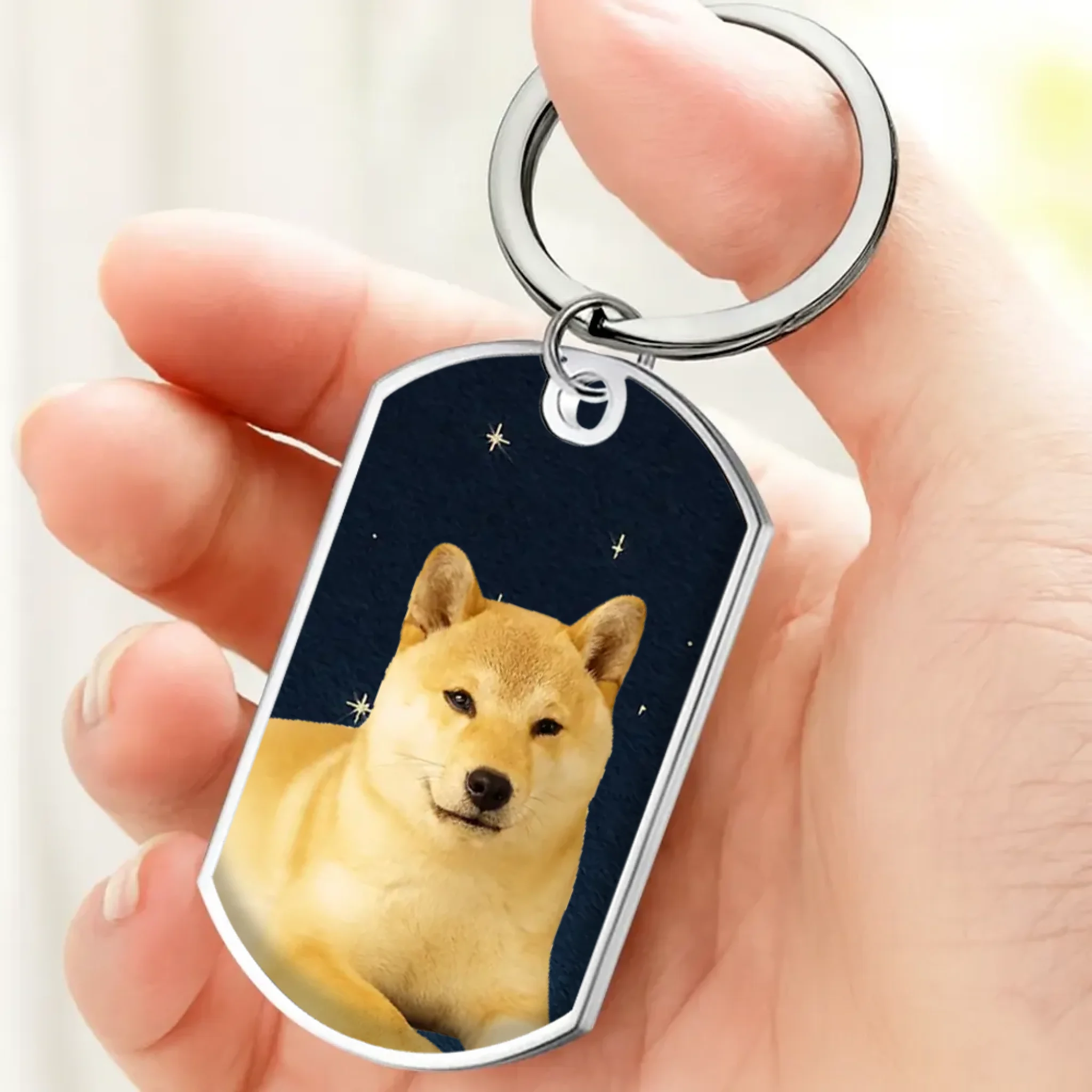 Personalized Dog Memorial Keychain – If Love Could Have Saved You with Photo - 89Prints