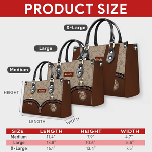 Personalized Multi-Pet Handbag with Custom Names and Fur Baby Illustration - 89Prints