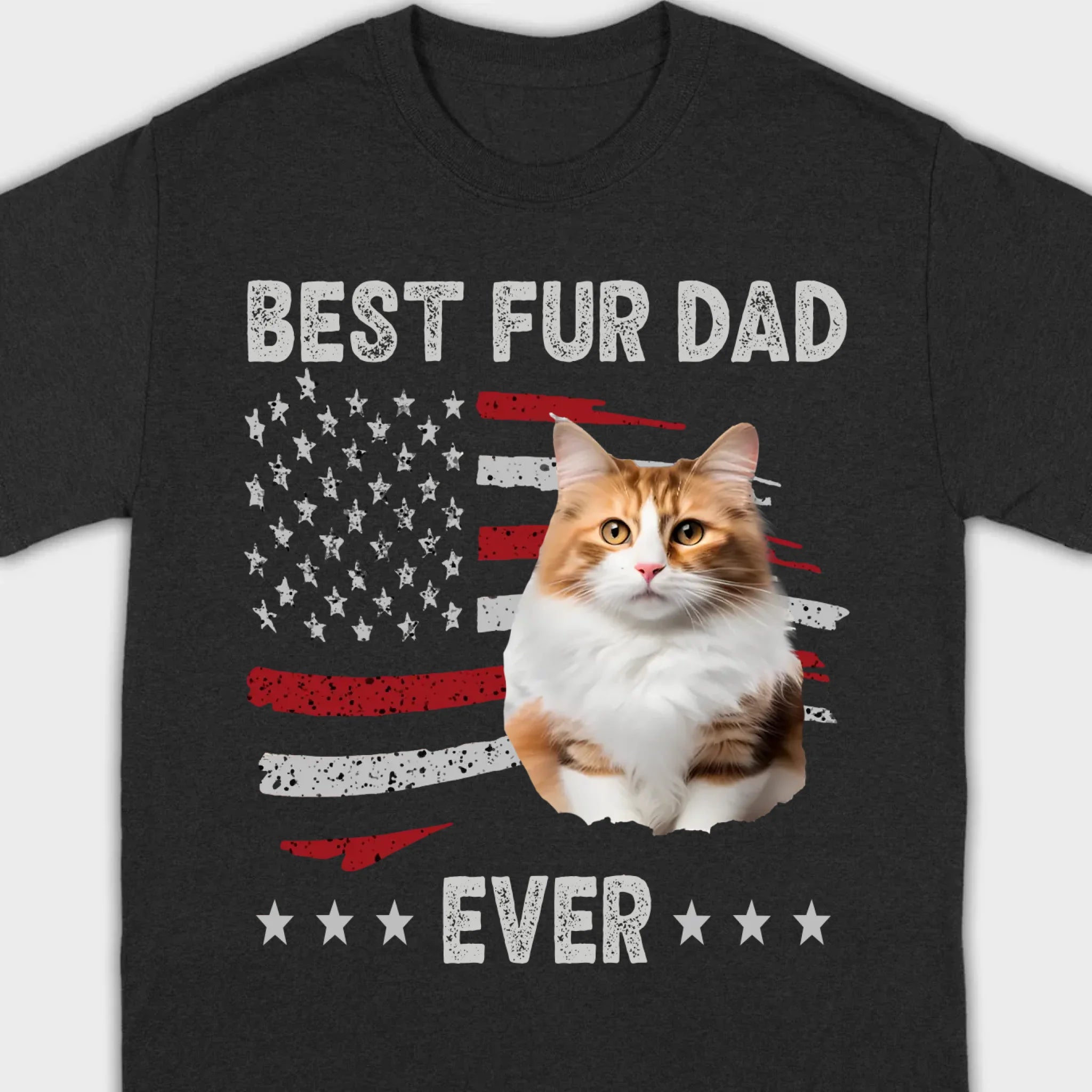 89Prints Custom Pet T-Shirt - Show Love for the 'Best Pet Dad Ever' with Personalization!