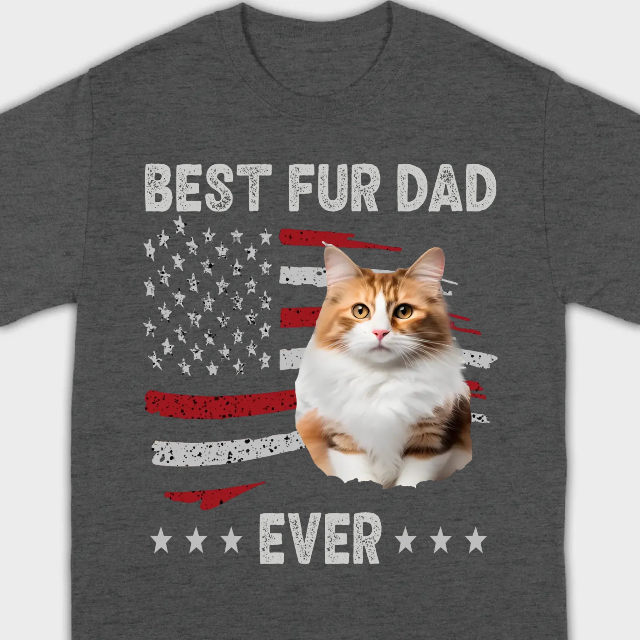 89Prints Custom Pet T-Shirt - Show Love for the 'Best Pet Dad Ever' with Personalization!