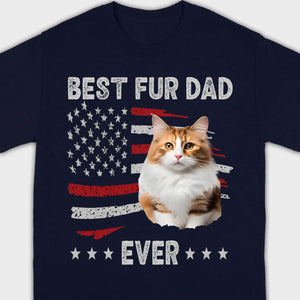89Prints Custom Pet T-Shirt - Show Love for the 'Best Pet Dad Ever' with Personalization!