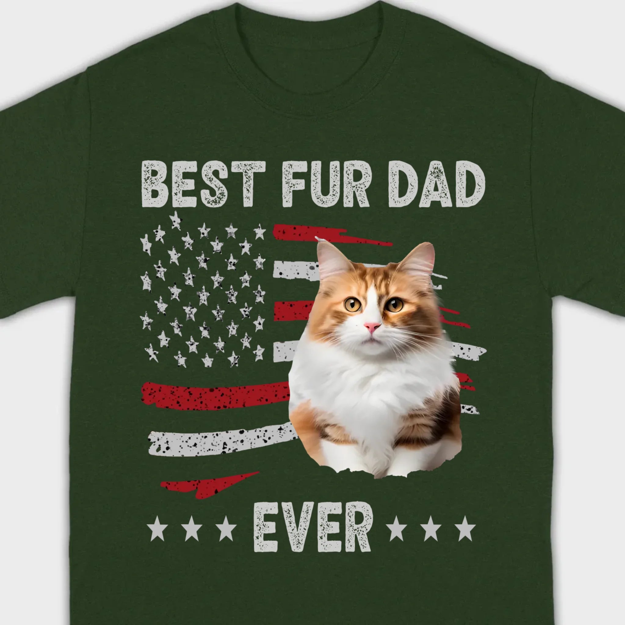 89Prints Custom Pet T-Shirt - Show Love for the 'Best Pet Dad Ever' with Personalization!
