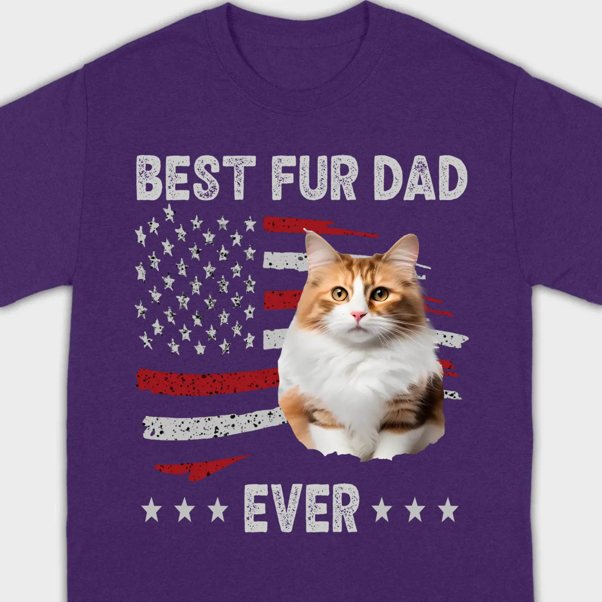 89Prints Custom Pet T-Shirt - Show Love for the 'Best Pet Dad Ever' with Personalization!