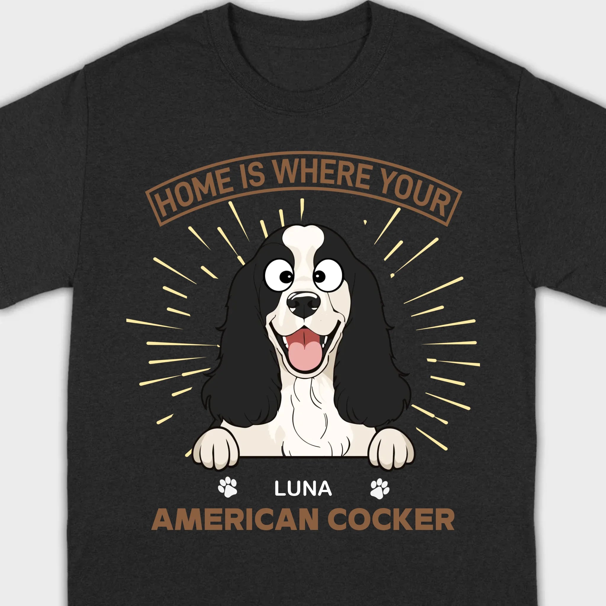 Custom Dog Basic Tee With 