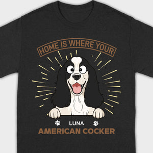 Custom Dog Basic Tee With 