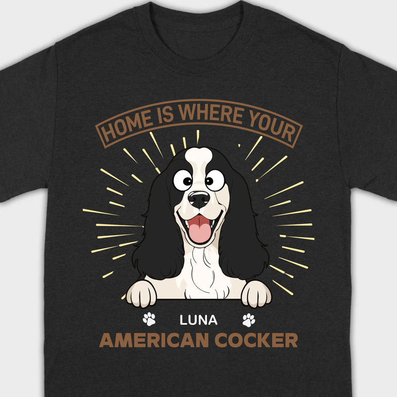 Custom Dog Basic Tee With 