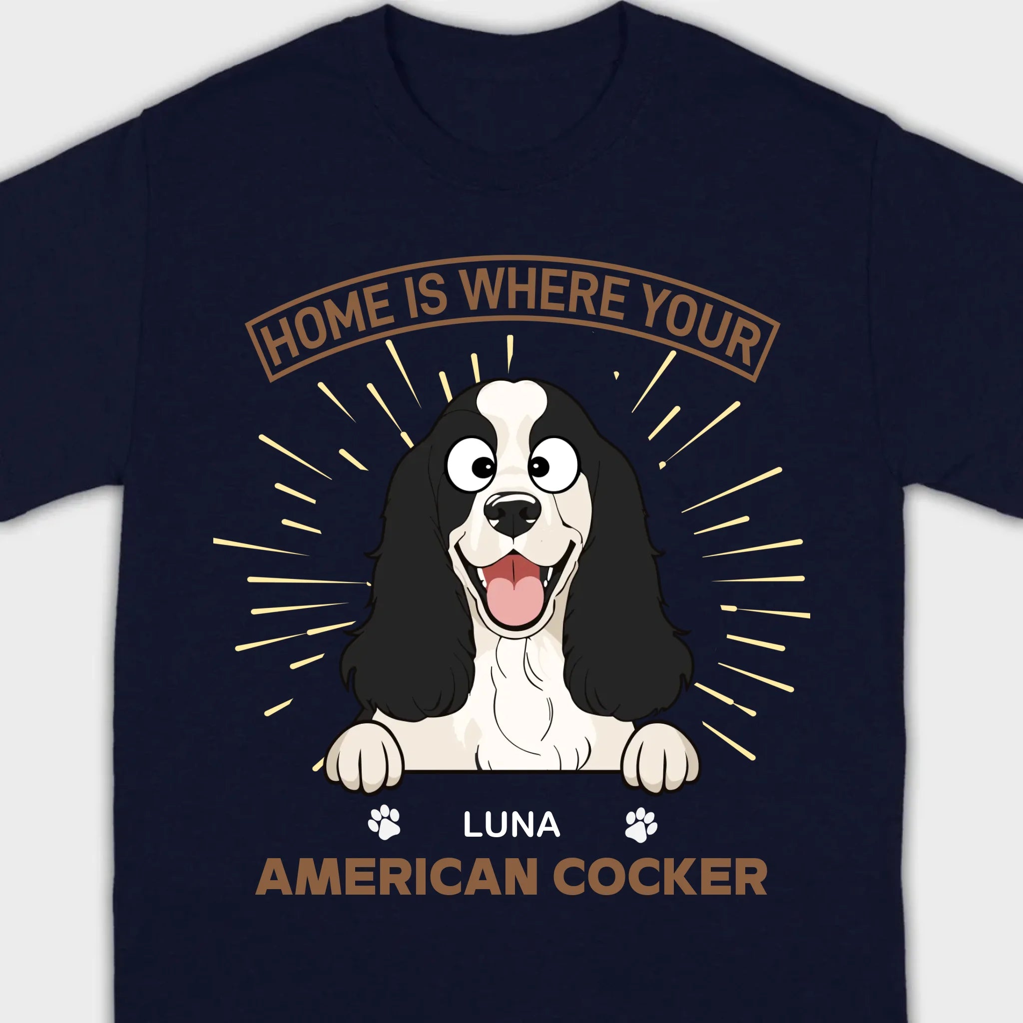 Custom Dog Basic Tee With 