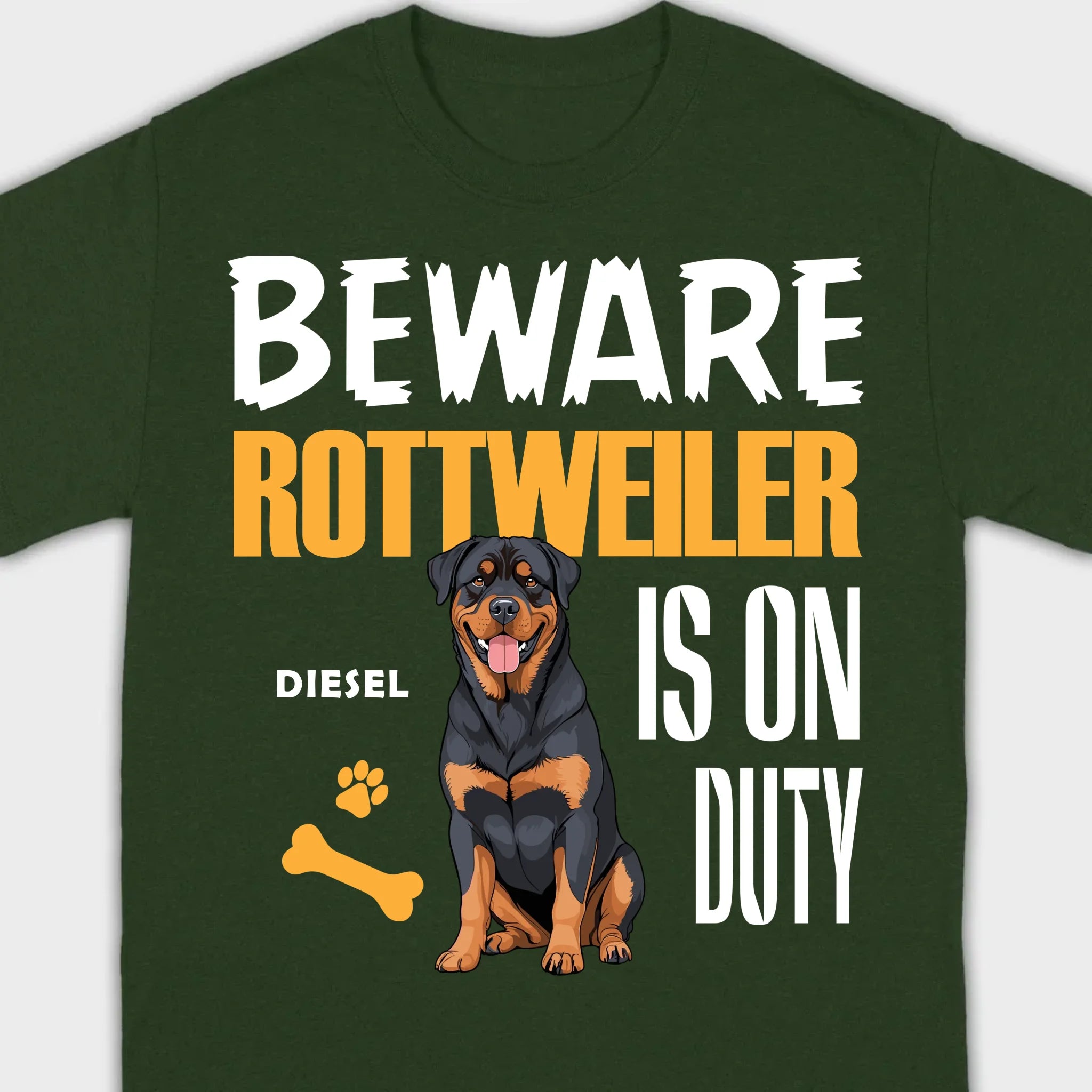 Custom Rottweiler T-Shirts 