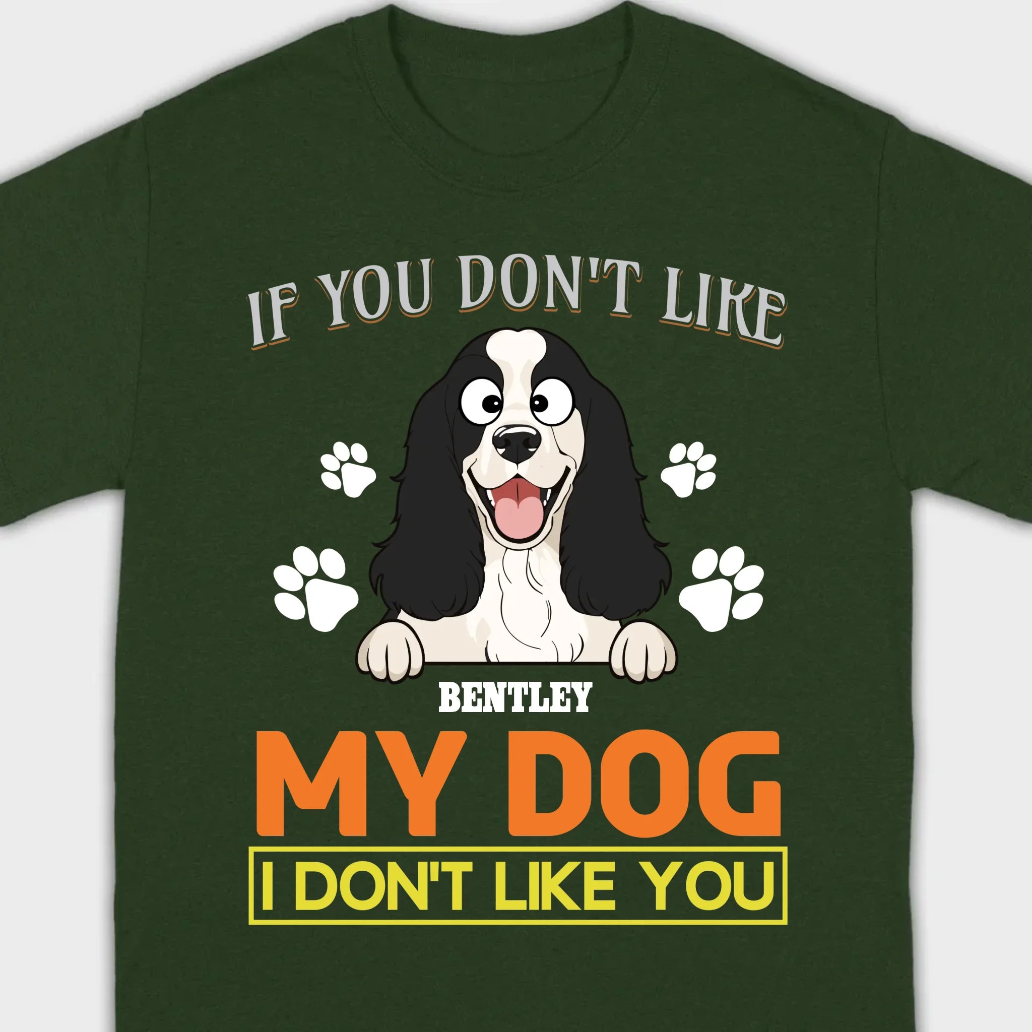 Dog Lover Tee With 
