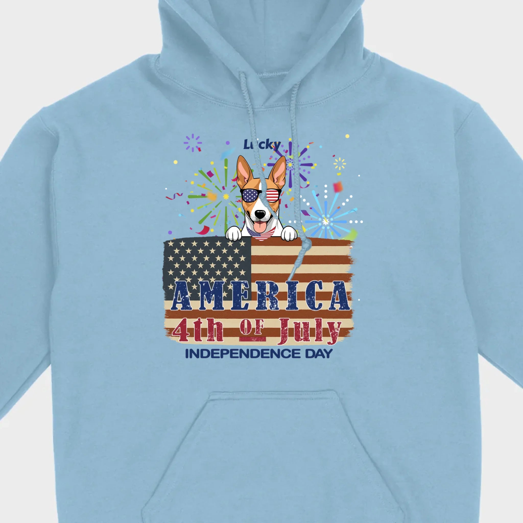 Cool Dog Lover Sweatshirt – America Independence Day 4th of July - 89Prints
