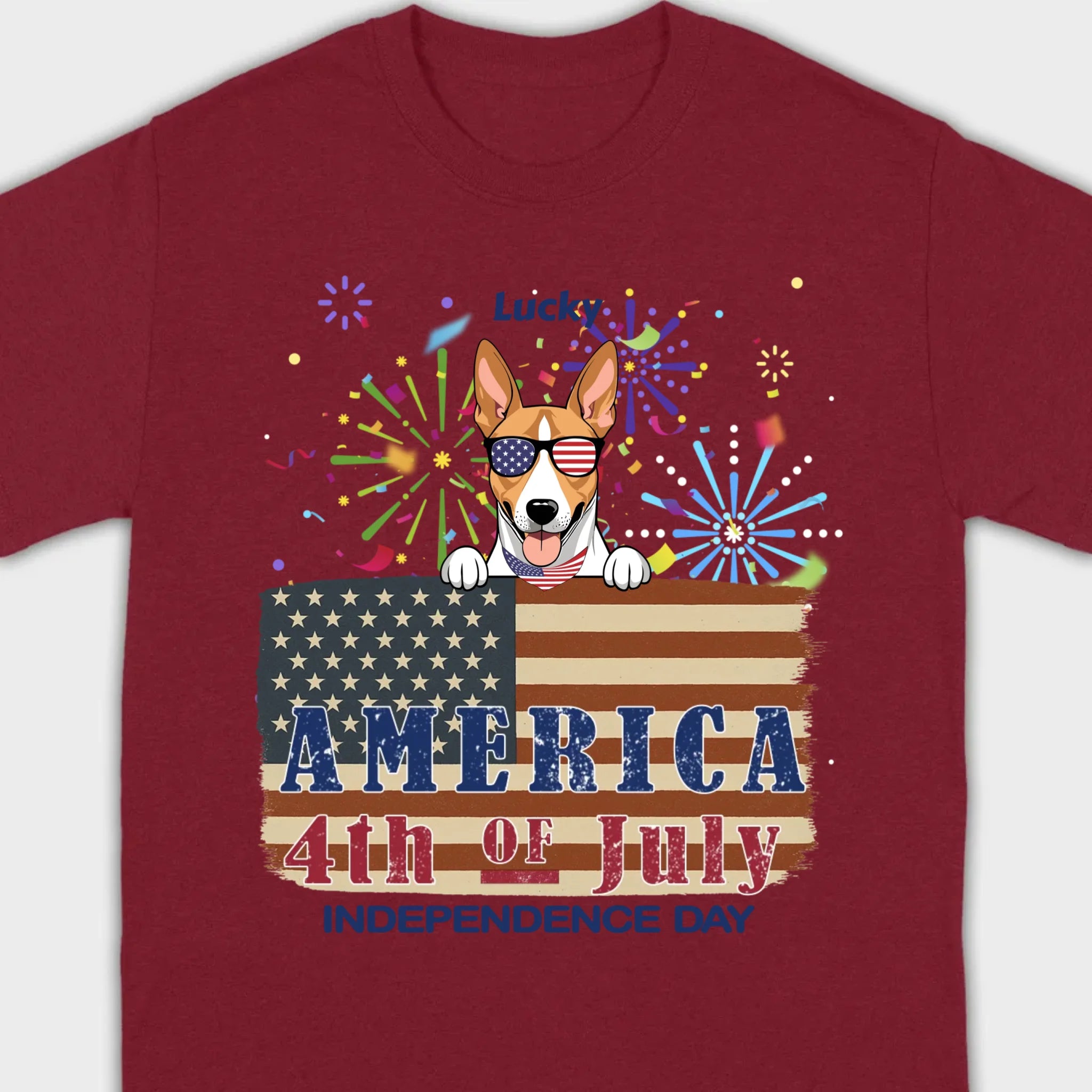 Cool Dog Lover Sweatshirt – America Independence Day 4th of July - 89Prints