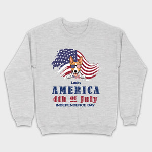 Independence Day Dog T-Shirt – Funny 4th of July America Tee - 89Prints