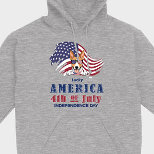 Independence Day Dog T-Shirt – Funny 4th of July America Tee - 89Prints