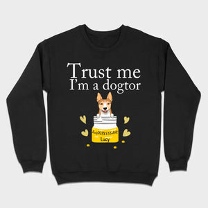 Trust Me, I'm a Dogtor T-Shirt – Custom Dog Icons & Names by 89Prints