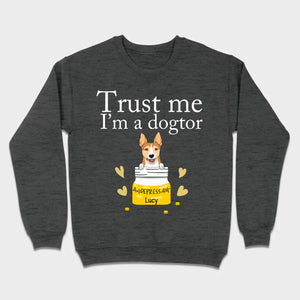Trust Me, I'm a Dogtor T-Shirt – Custom Dog Icons & Names by 89Prints