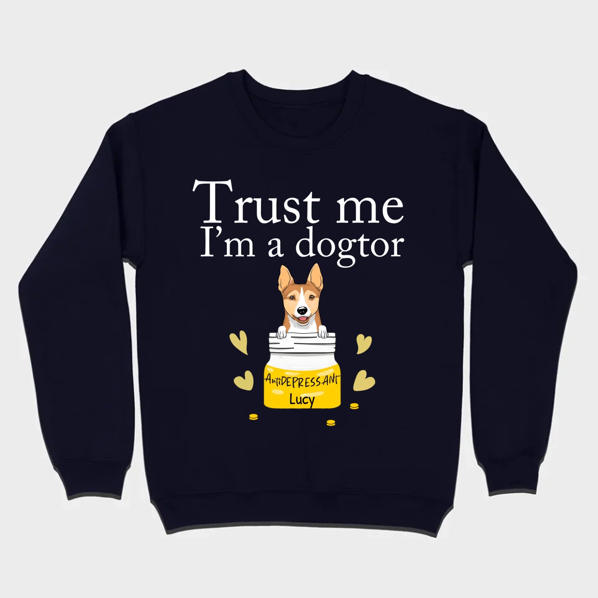 Trust Me, I'm a Dogtor T-Shirt – Custom Dog Icons & Names by 89Prints