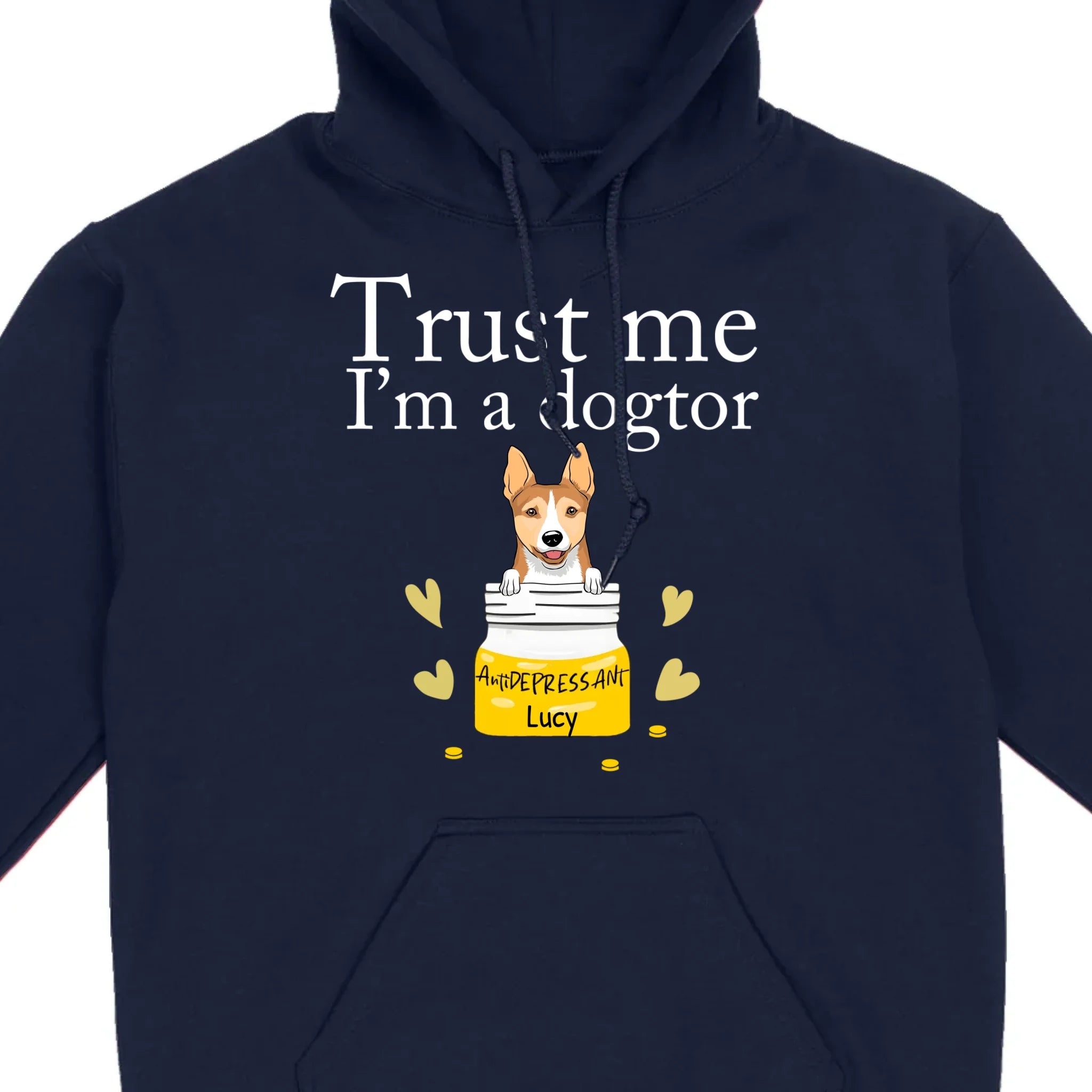 Trust Me, I'm a Dogtor T-Shirt – Custom Dog Icons & Names by 89Prints