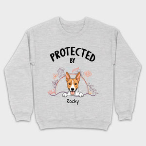 Customizable Pet T-Shirt - Protected by Name | Personalize with 89Prints