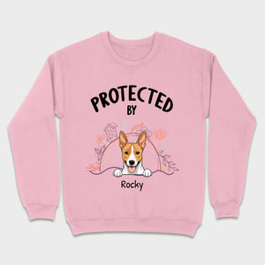 Customizable Pet T-Shirt - Protected by Name | Personalize with 89Prints