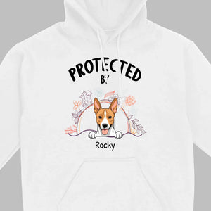 Customizable Pet T-Shirt - Protected by Name | Personalize with 89Prints
