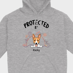 Customizable Pet T-Shirt - Protected by Name | Personalize with 89Prints