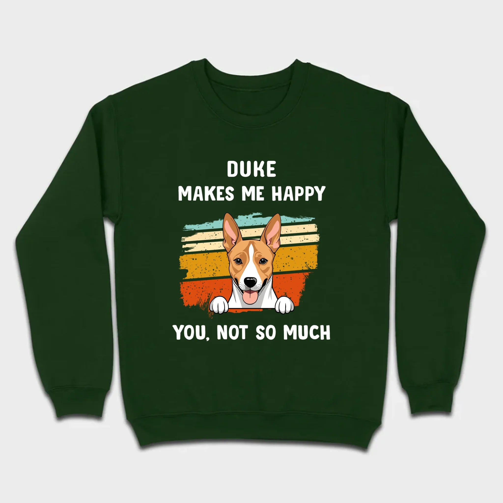 89Prints Custom Dog T-Shirt – Pet Makes Me Happy, You Not So Much