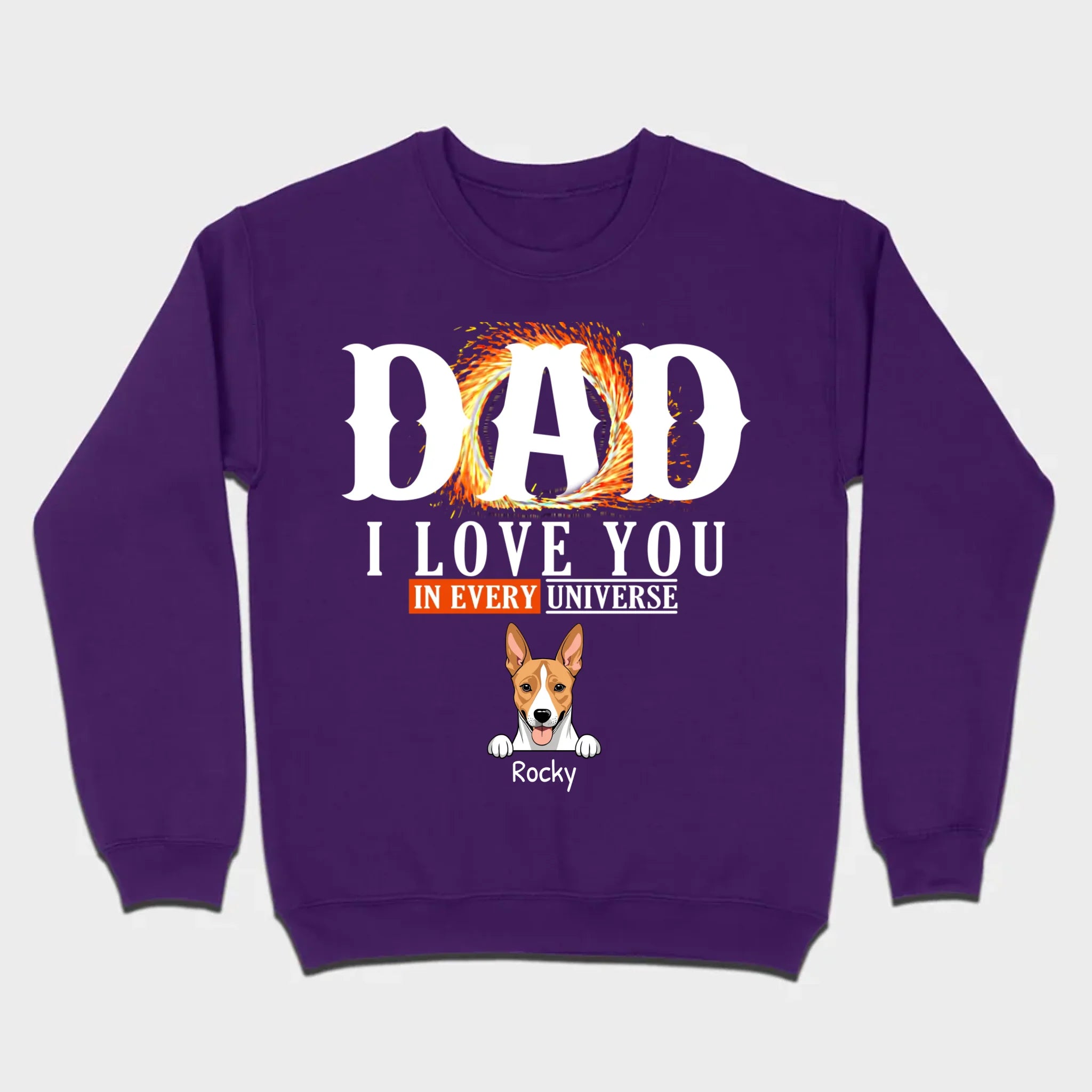 Personalized Dog T-Shirt for Dad - Unique Gift with Custom Name and Icon