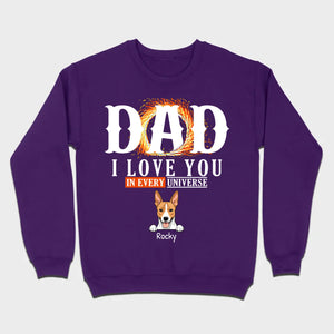 Personalized Dog T-Shirt for Dad - Unique Gift with Custom Name and Icon