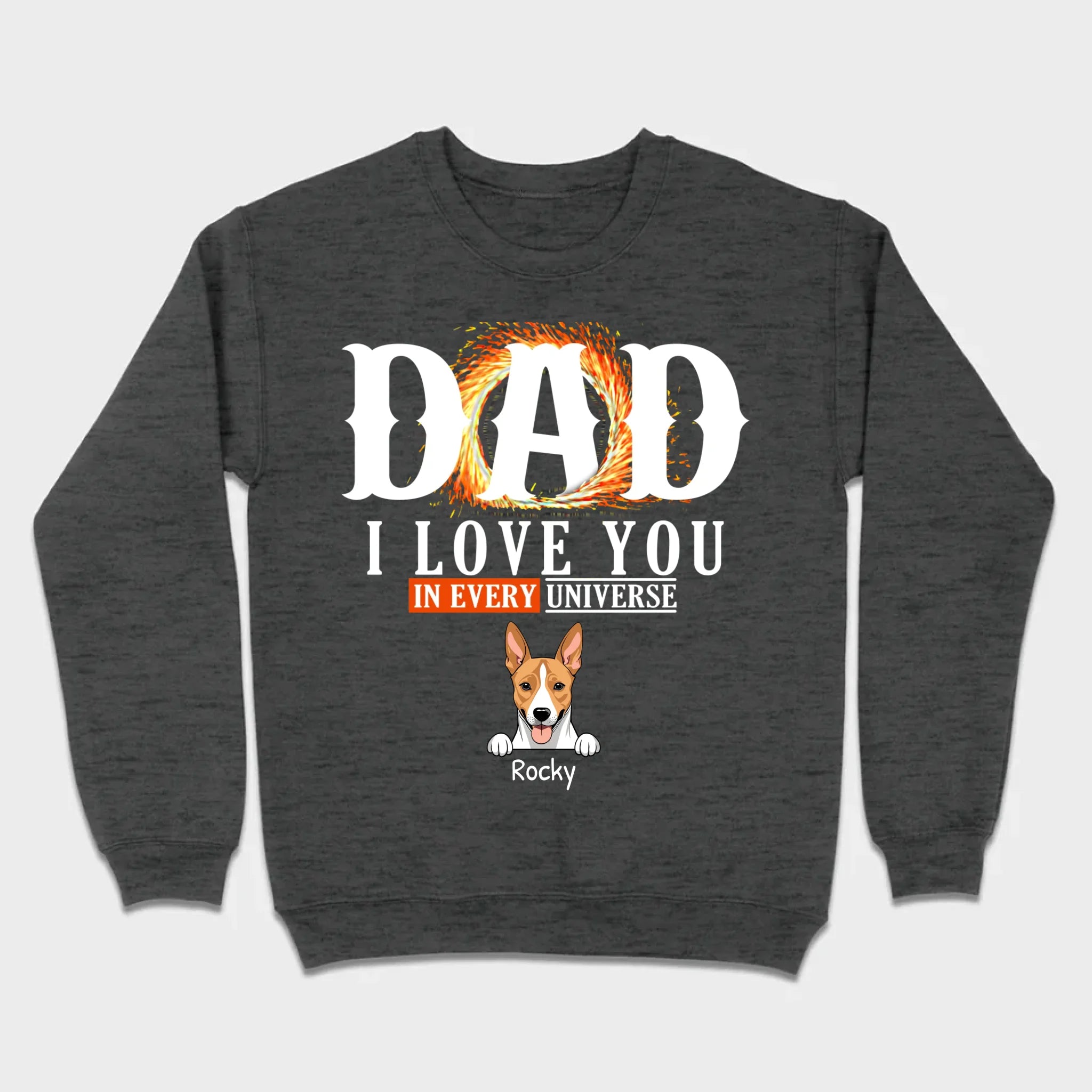 Personalized Dog T-Shirt for Dad - Unique Gift with Custom Name and Icon