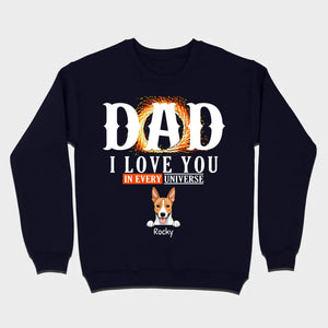 Personalized Dog T-Shirt for Dad - Unique Gift with Custom Name and Icon