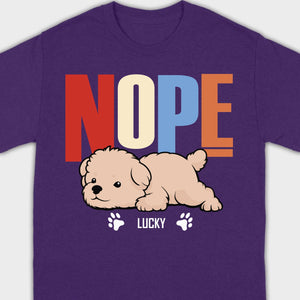 Custom Dog Breed Basic Tee, Personalized Pet Name T-Shirt - 89Prints