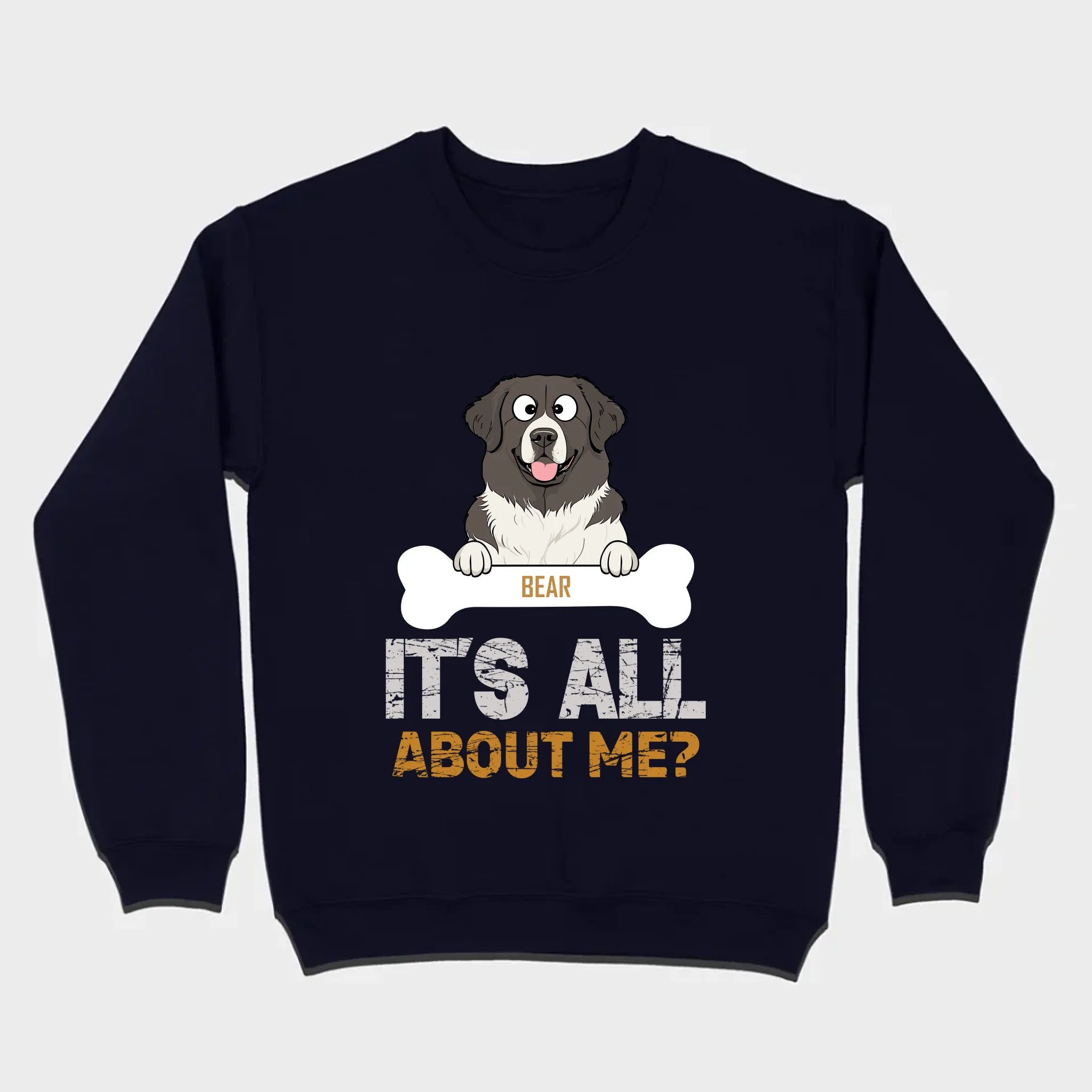 Custom Name Basic Tee With 