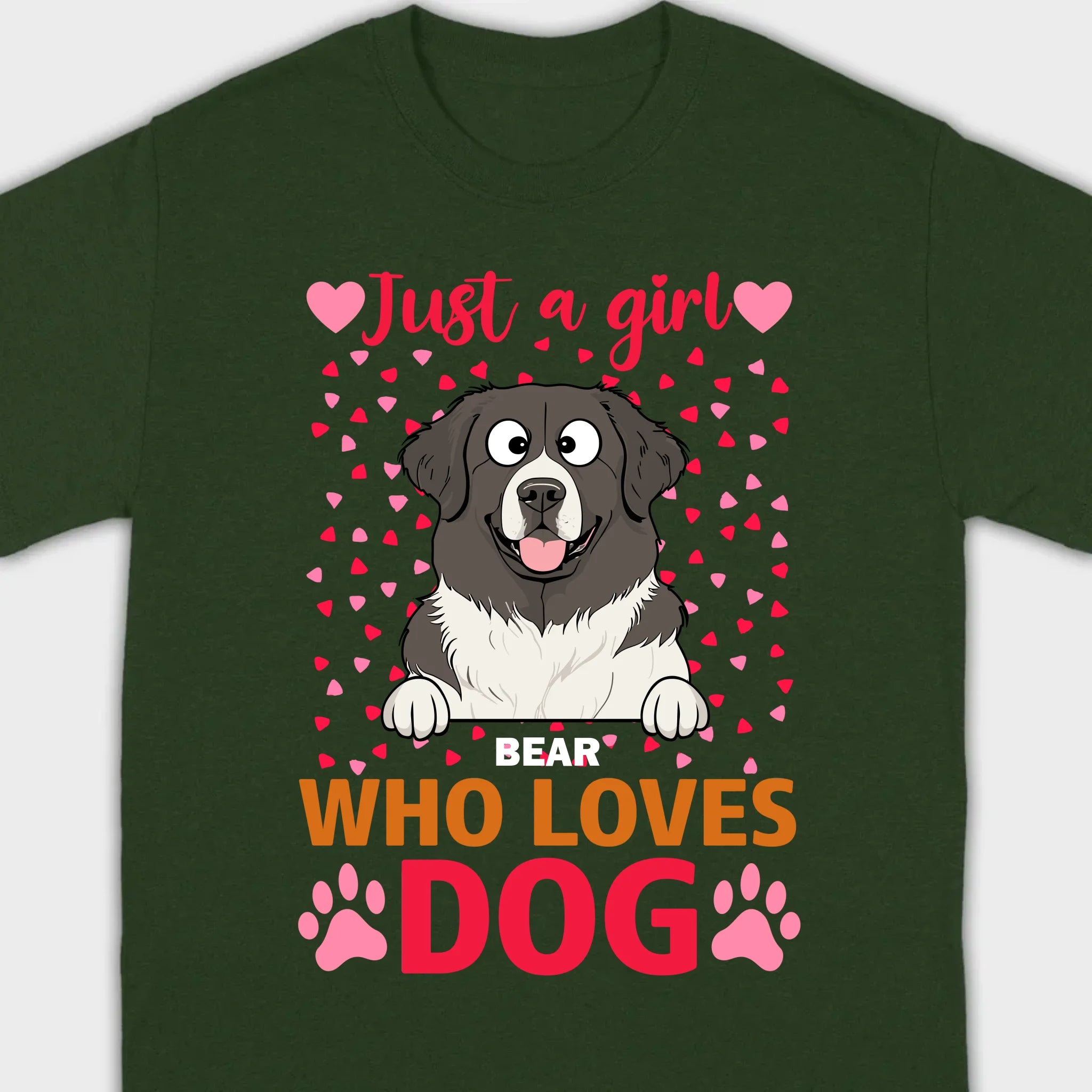 Dog Lover T Shirt Design With 