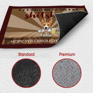 Welcome to the Shitshow – Personalized Funny Dog Doormat - 89Prints
