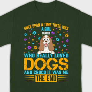 Custom Personalized Dog Shirts, Loved Dogs & Crocs Basic Tee - 89Prints